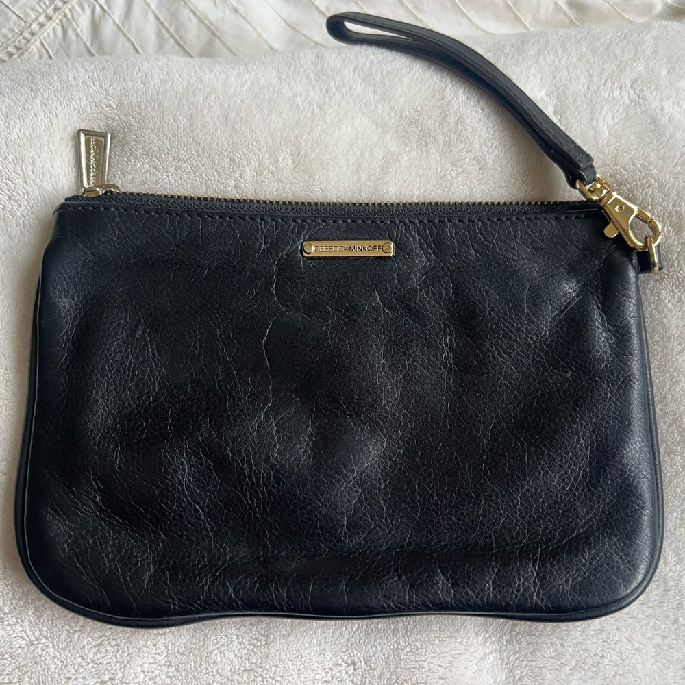REBEKA MINKOFF BLACK CLUTCH